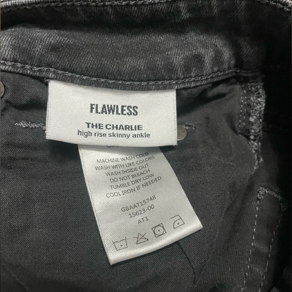 Joe's Jeans The Charlie High-Rise Skinny Jeans Faded Black size 27 - Picture 5 of 14